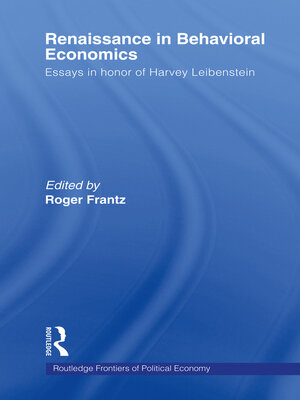 cover image of Renaissance in Behavioral Economics